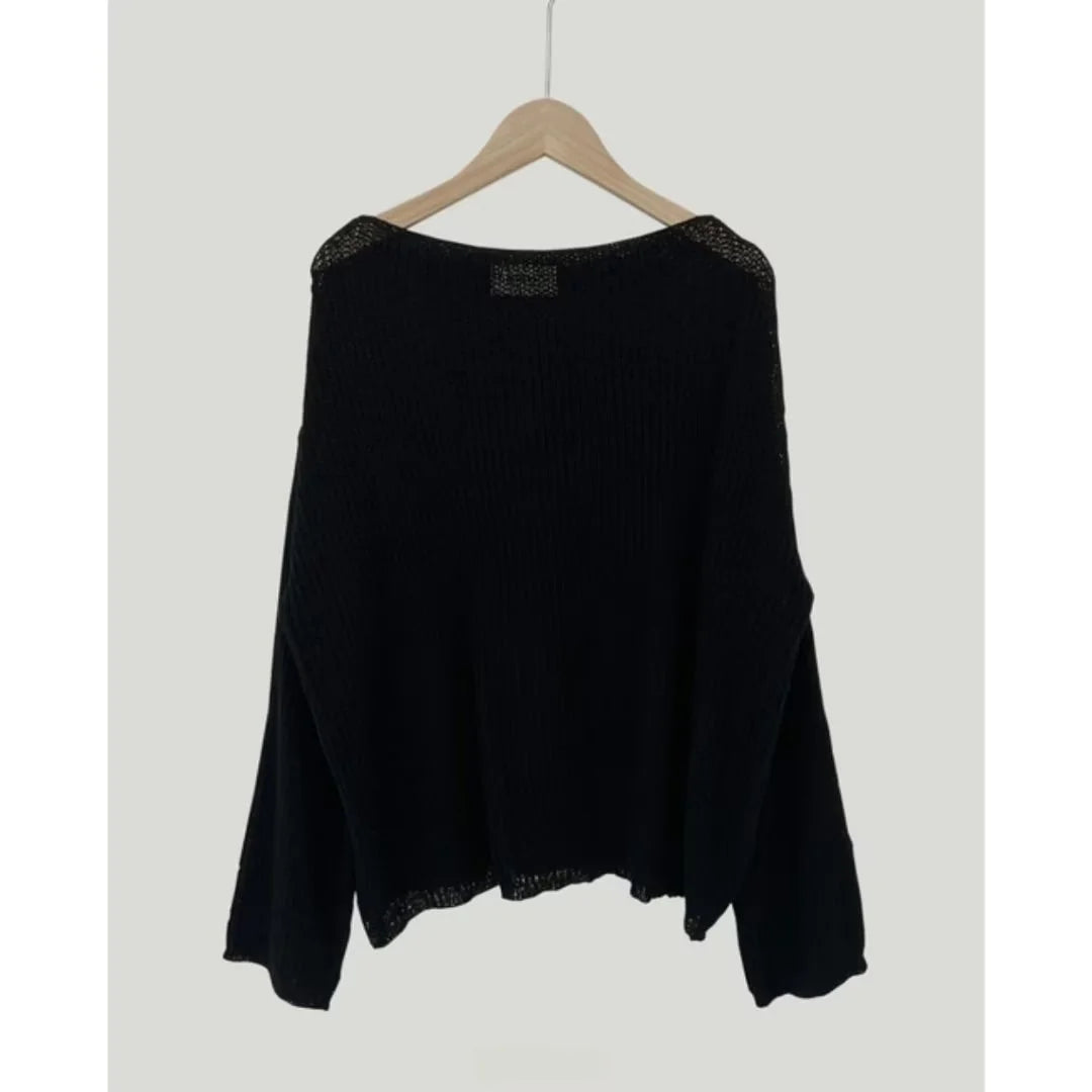Women'S Thin Ice Silk Knitted Irt Summer 2025 New plus Size Outdoor Wear Sun Protection Versatile Air Conditioning Top