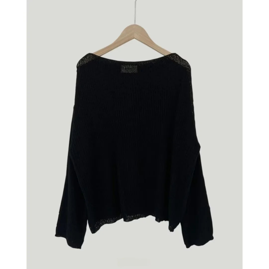 Women'S Thin Ice Silk Knitted Irt Summer 2025 New plus Size Outdoor Wear Sun Protection Versatile Air Conditioning Top