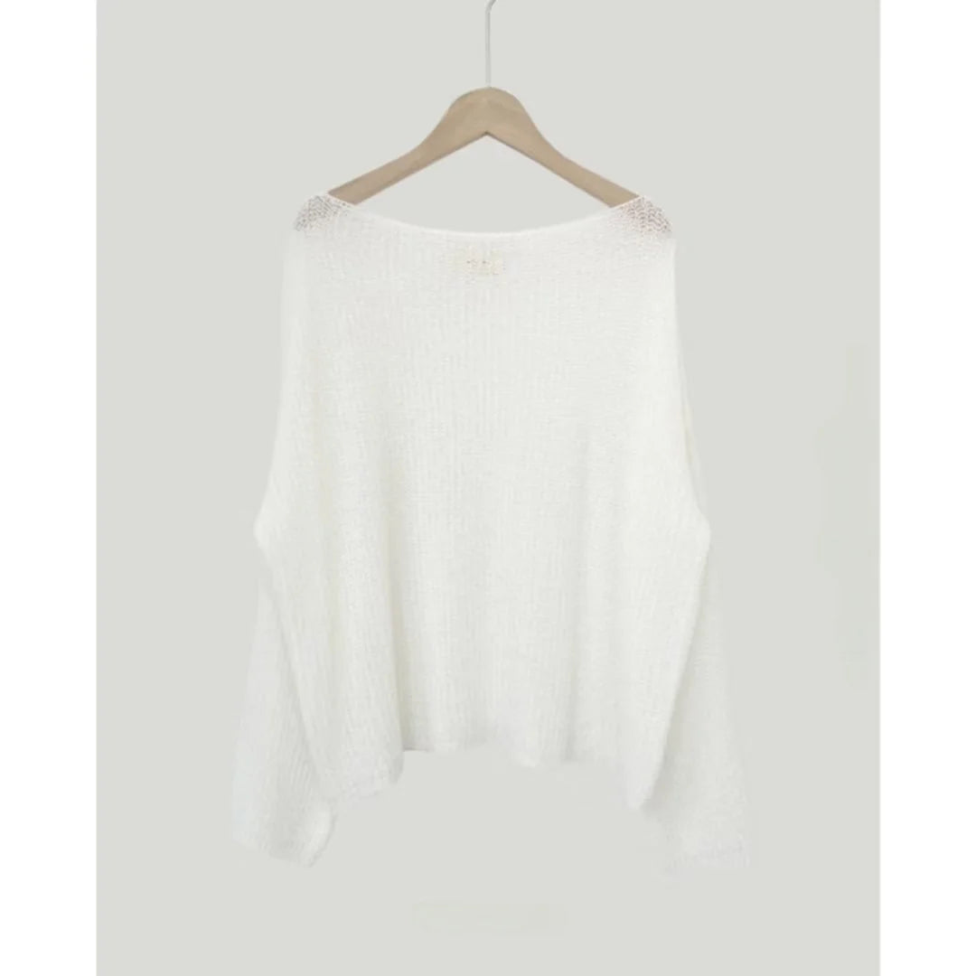 Women'S Thin Ice Silk Knitted Irt Summer 2025 New plus Size Outdoor Wear Sun Protection Versatile Air Conditioning Top